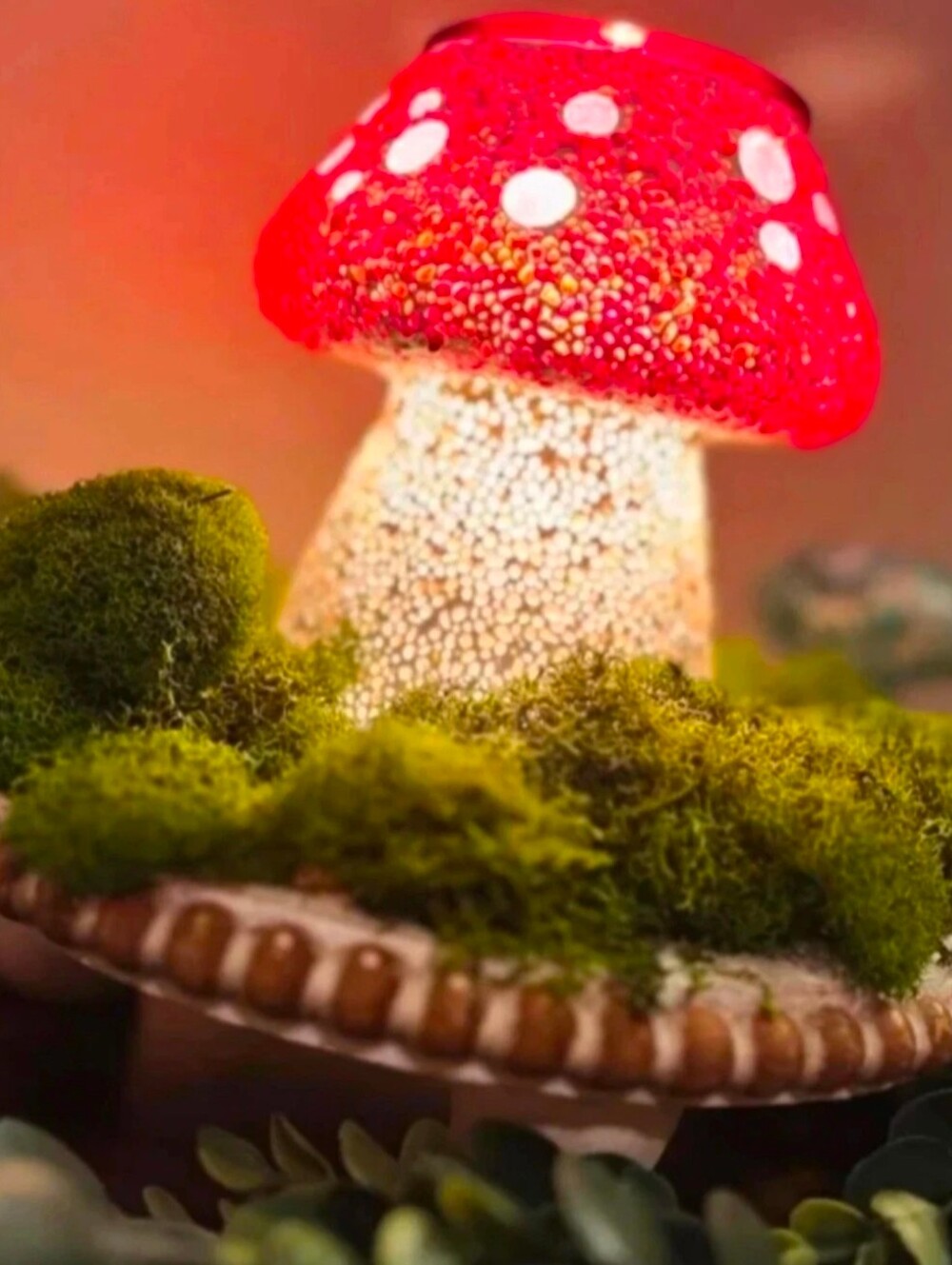 Cute as a Button Mushroom Warmer • Retired BNIB